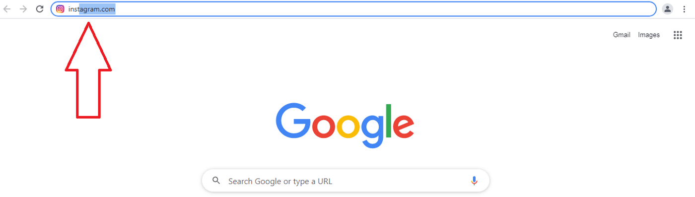 How to Post Pictures on Instagram from PC on Google Chrome_step 1