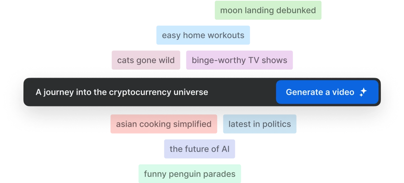 create a video presentation using ai