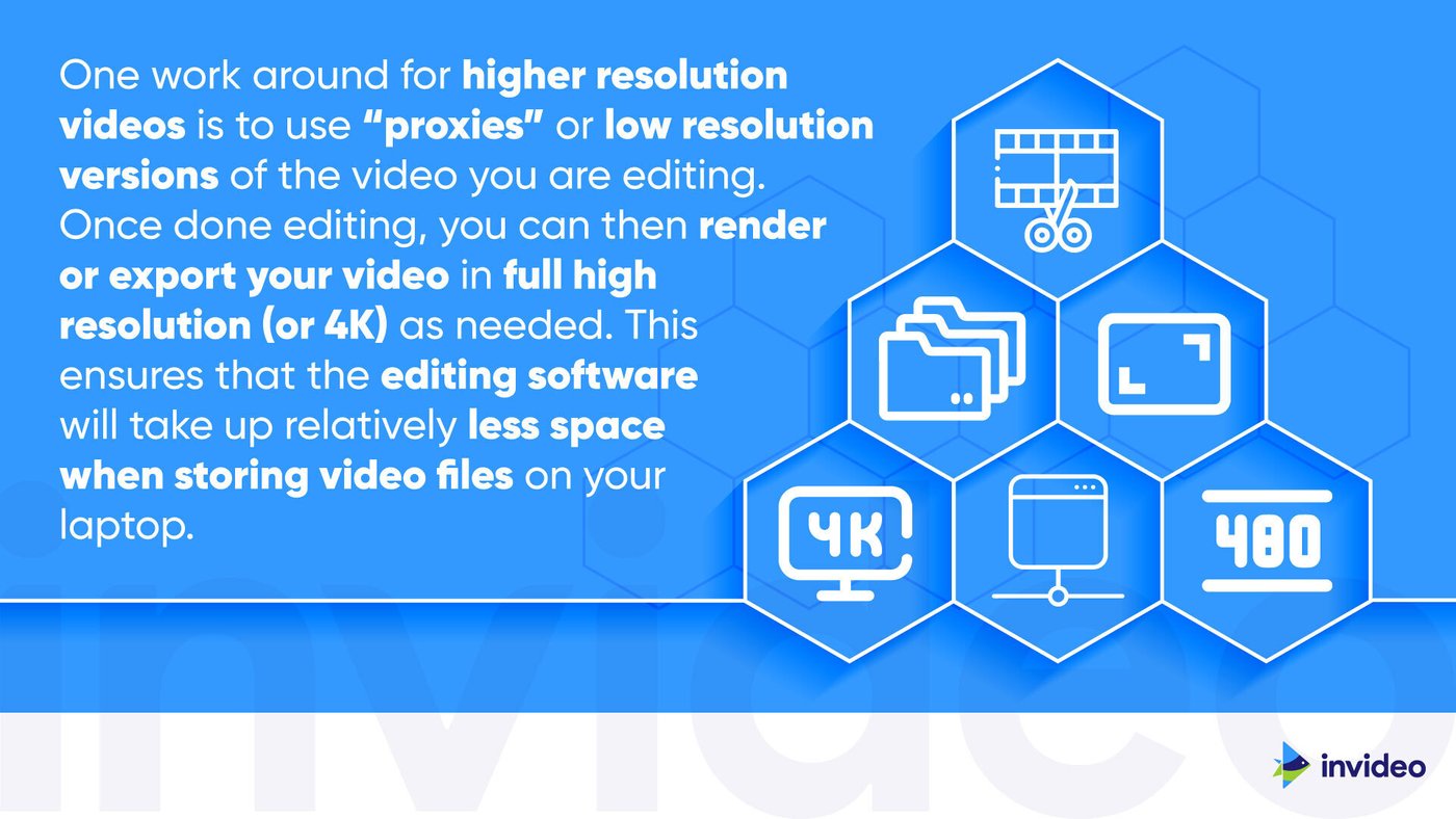 laptop resolution for video editing