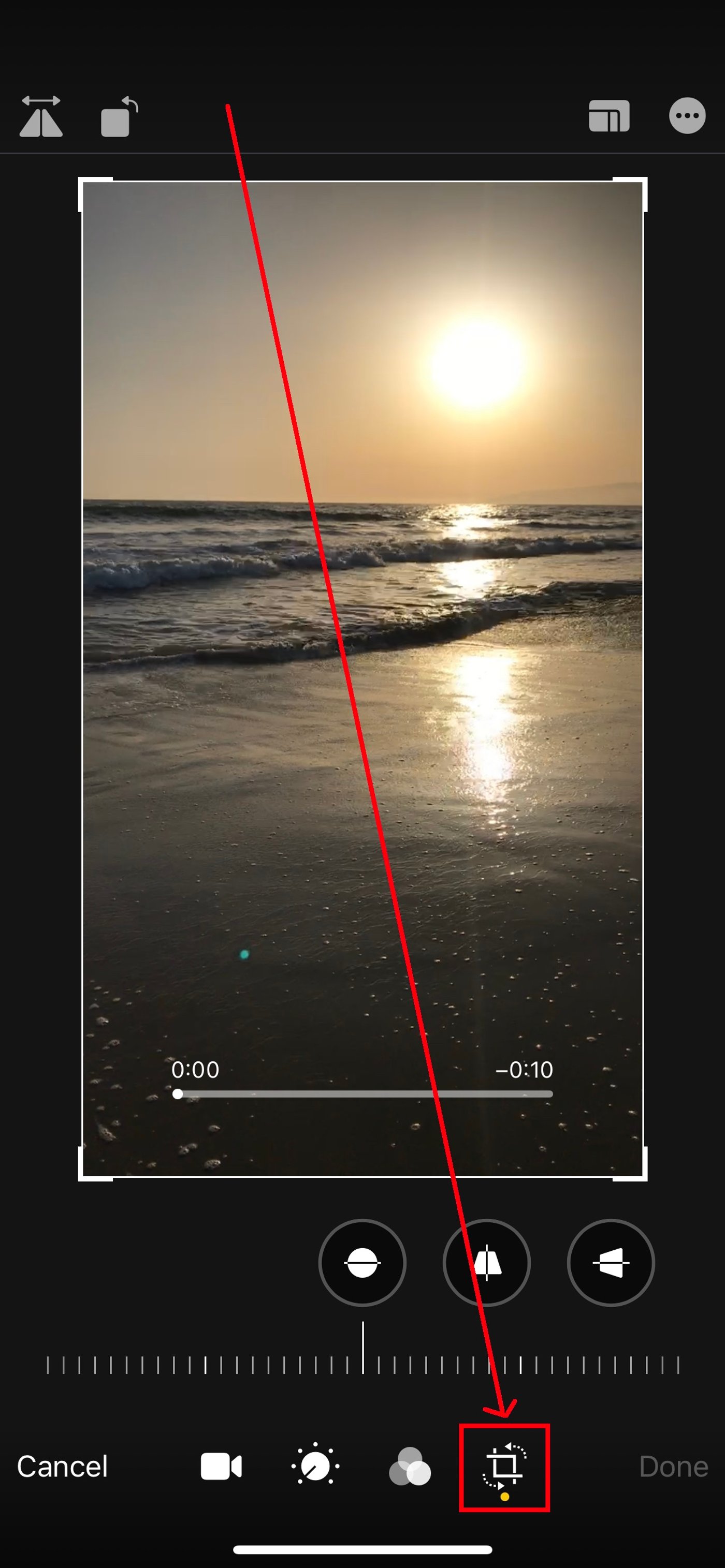 How to find your screen-recordings and trim,crop them_step 2