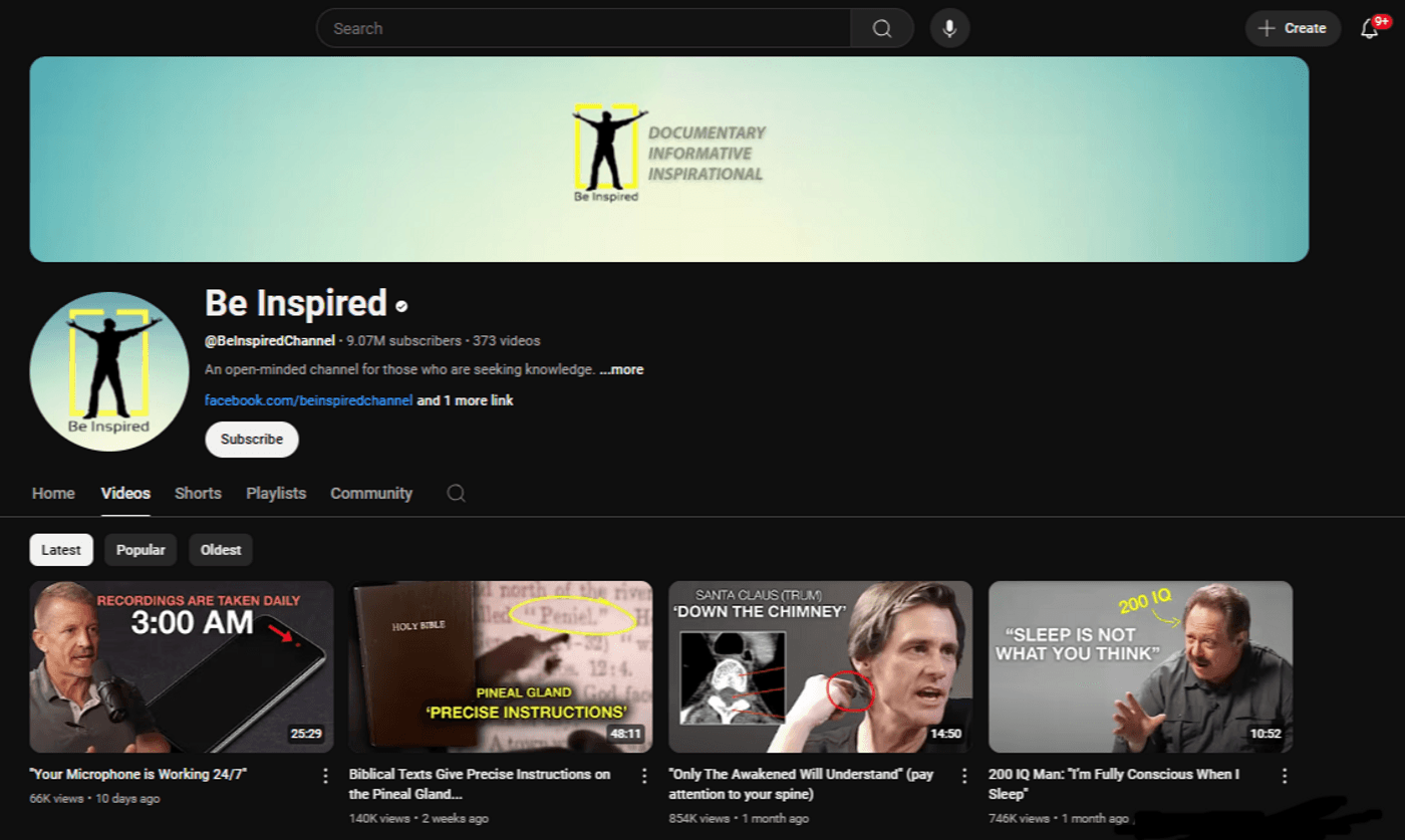 Be Inspired” offers documentary, informative, and inspirational content for knowledge seekers