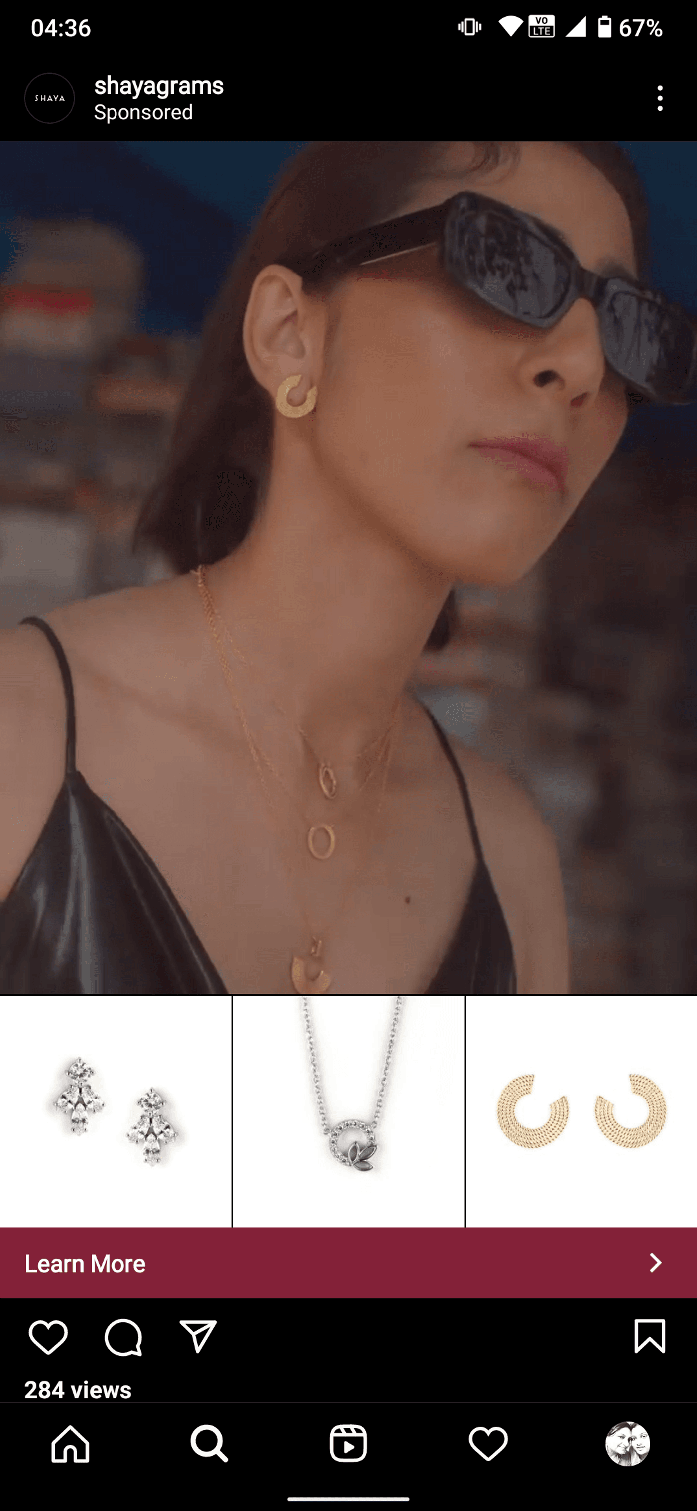 Instagram ads top jewelry