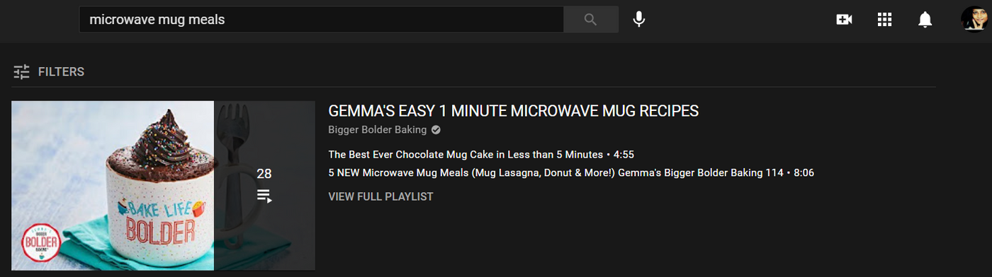 Gemma’s Easy 1 Minute Microwave Recipe Playlist.