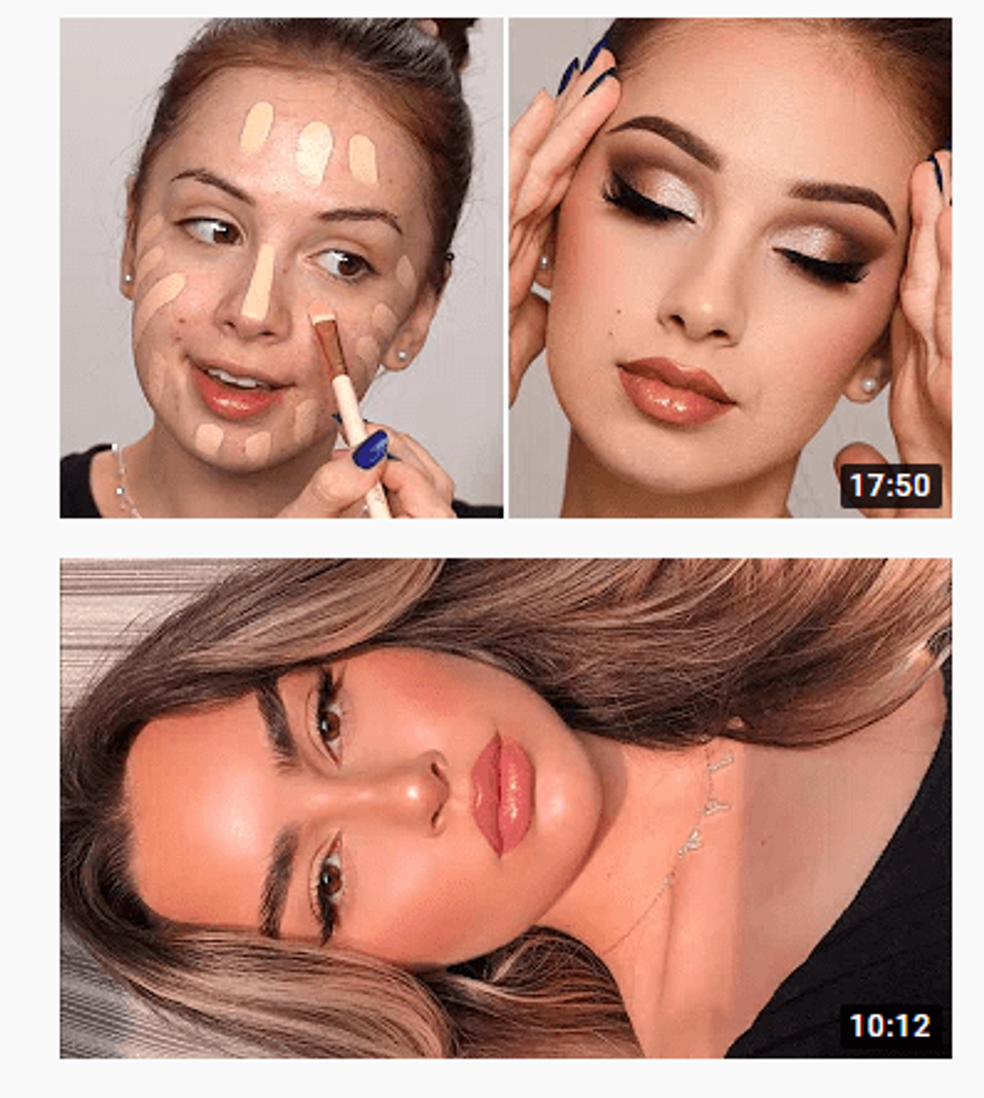 Retratando o conteúdo com precisão vs. imagem de miniatura aleatória