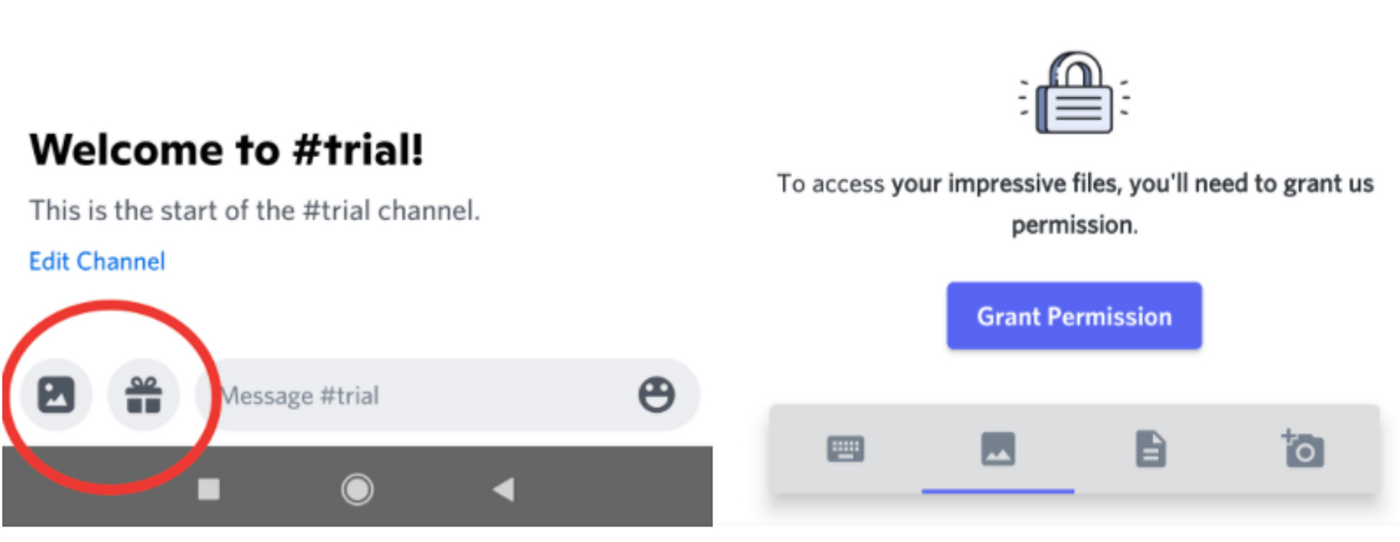 How to send videos on Discord Android_ Step 3
