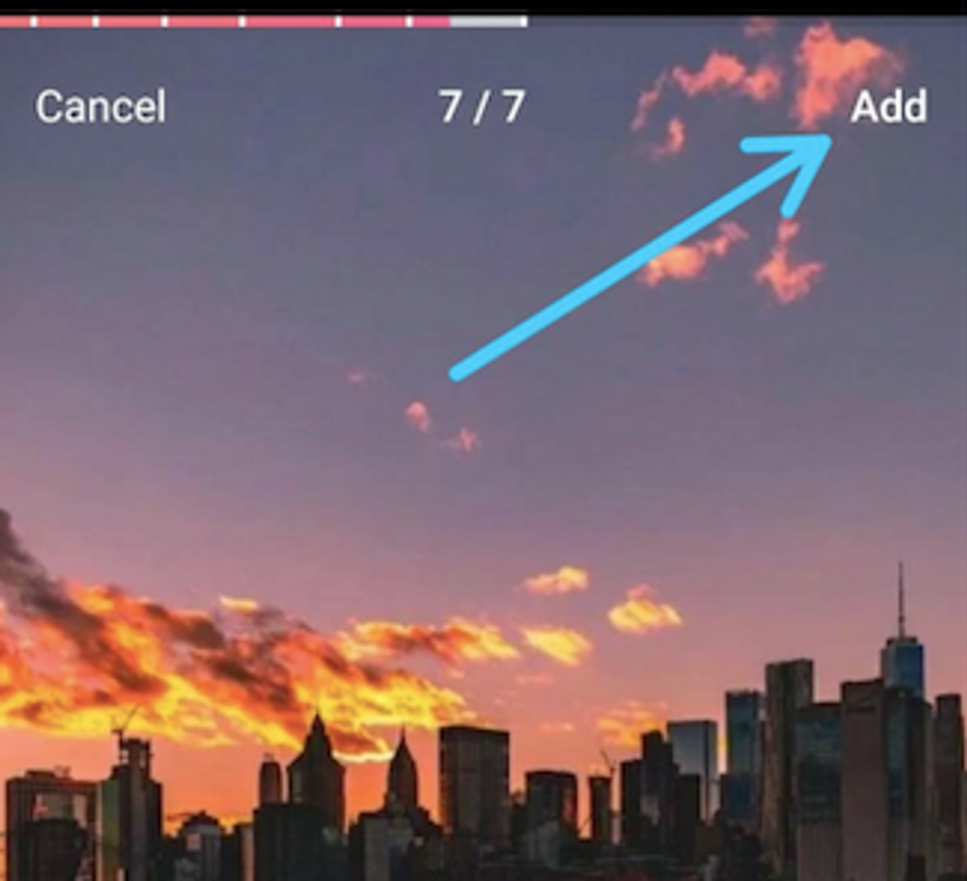  How to post multiple pictures in a reel_step 5