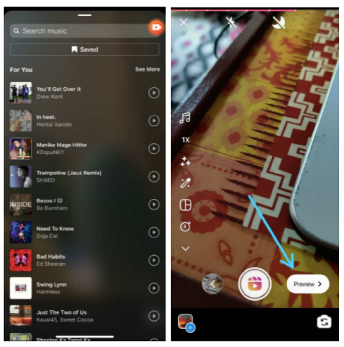  How to post multiple pictures in a reel_step 6