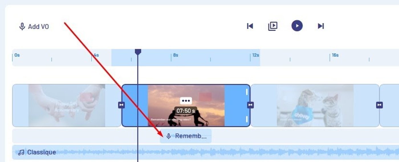 Tipos de efectos disponibles en Invideo