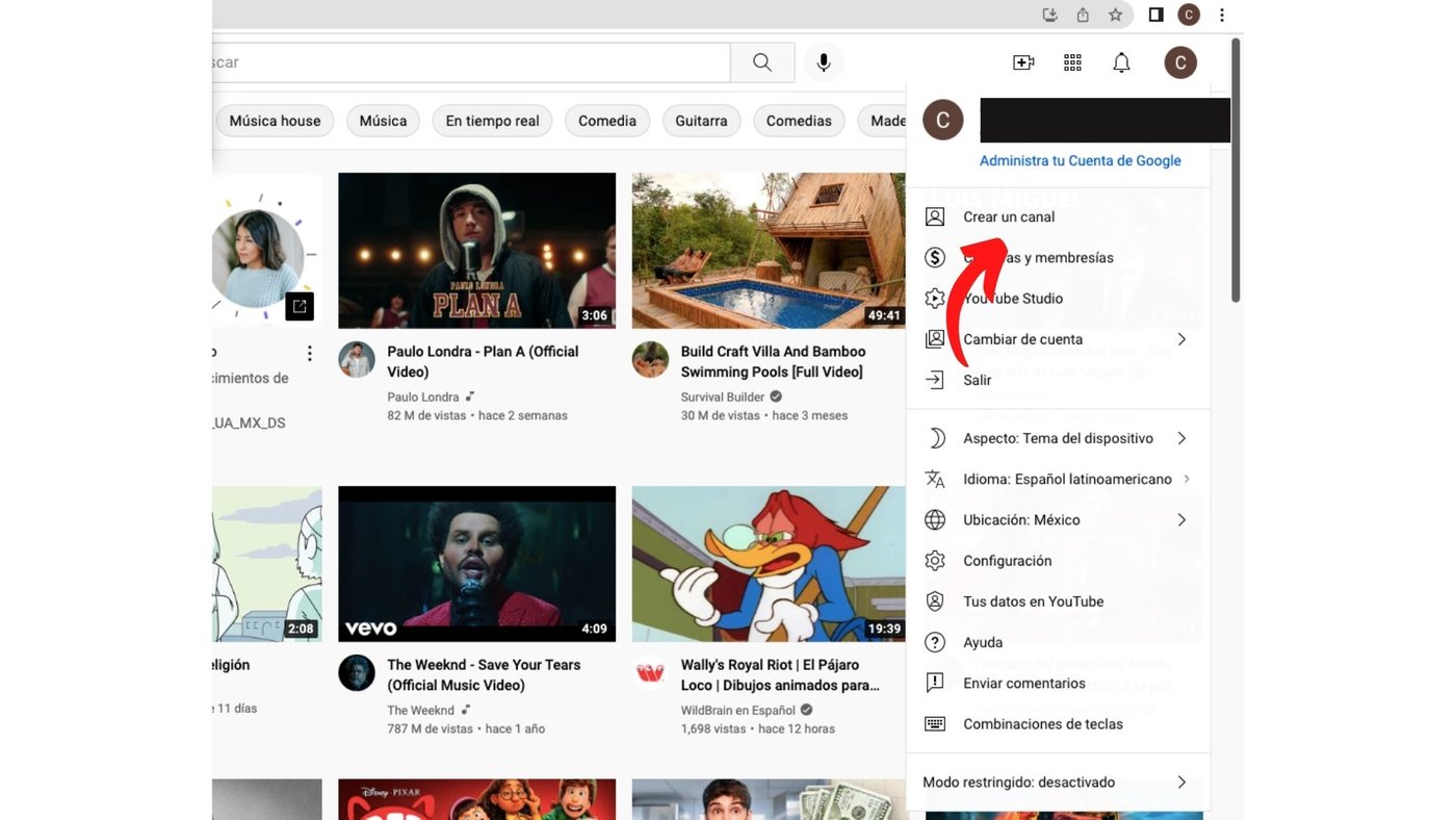 Cómo crear un canal de videos en YouTube