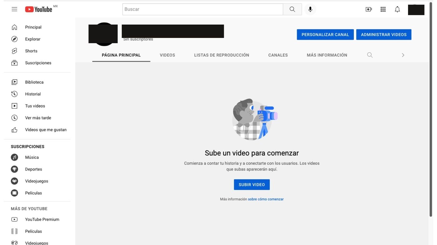 Cómo abrir un canal fácilmente en YouTube