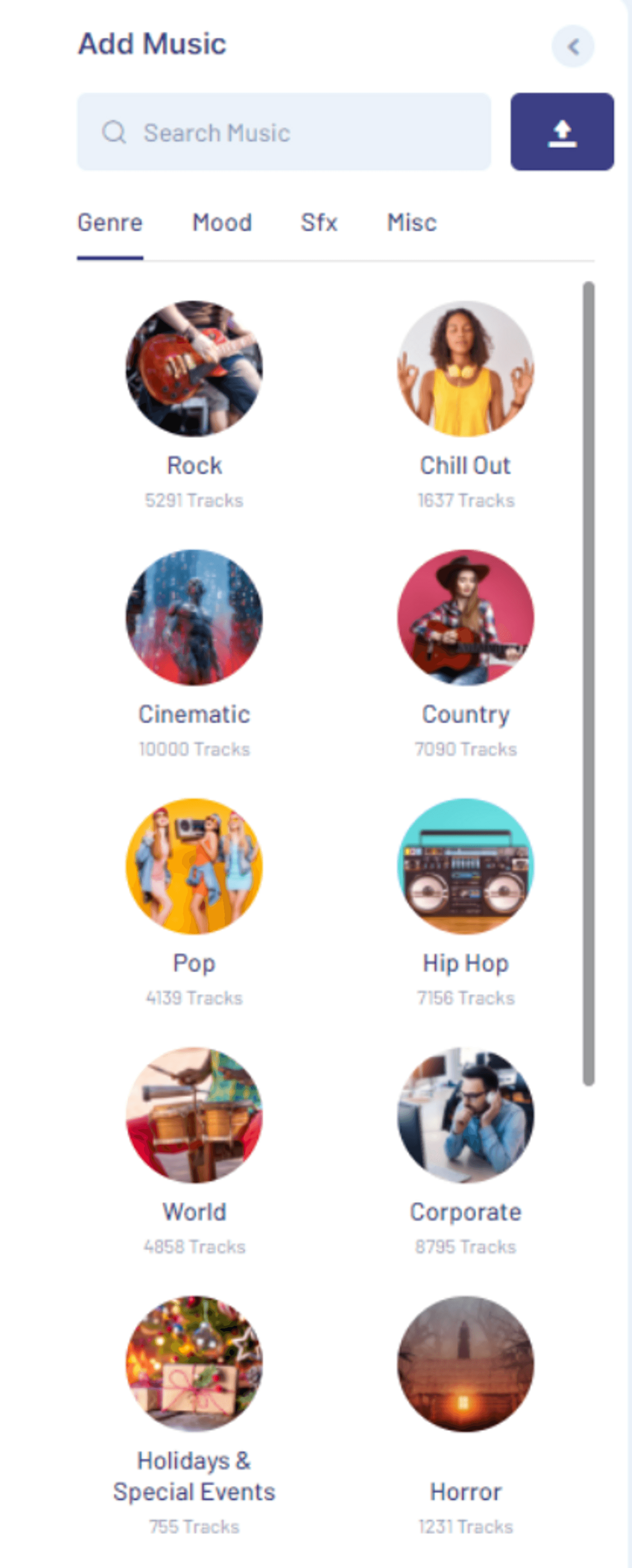 colocar musica em video online