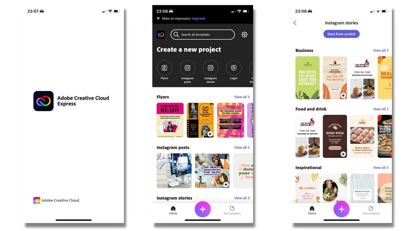 Express videos instagram historias