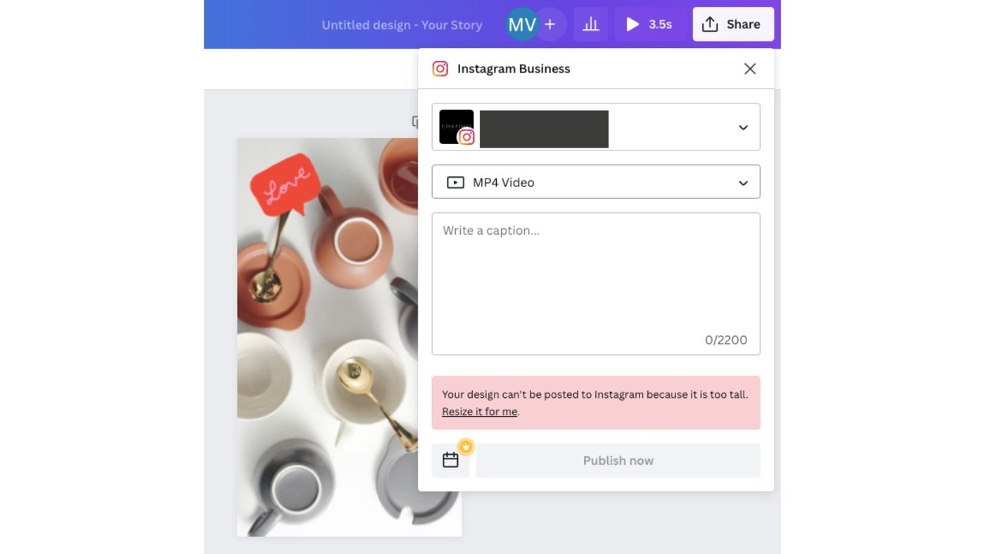 Comparte tus contenidos en Instagram desde Canva