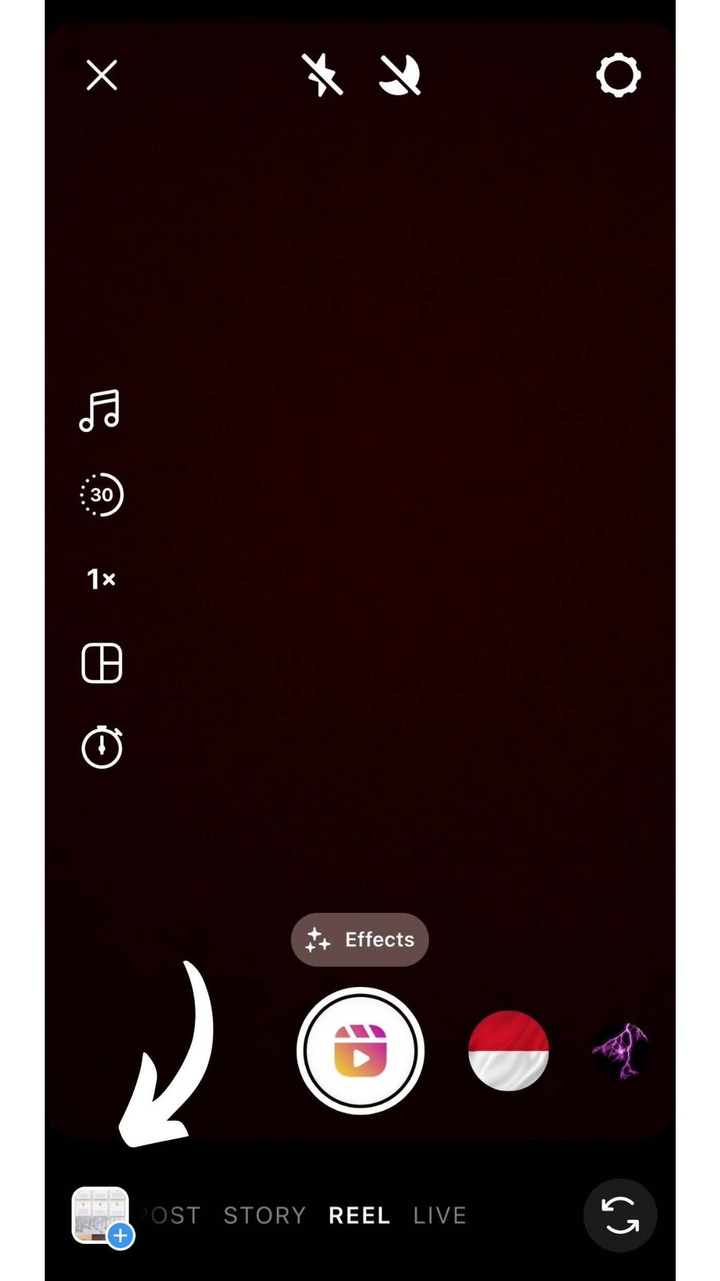 Cómo hacer reels con videos de tu galería
