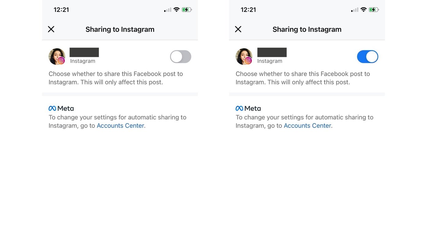 Activa la publicación automática desde Facebook a IG