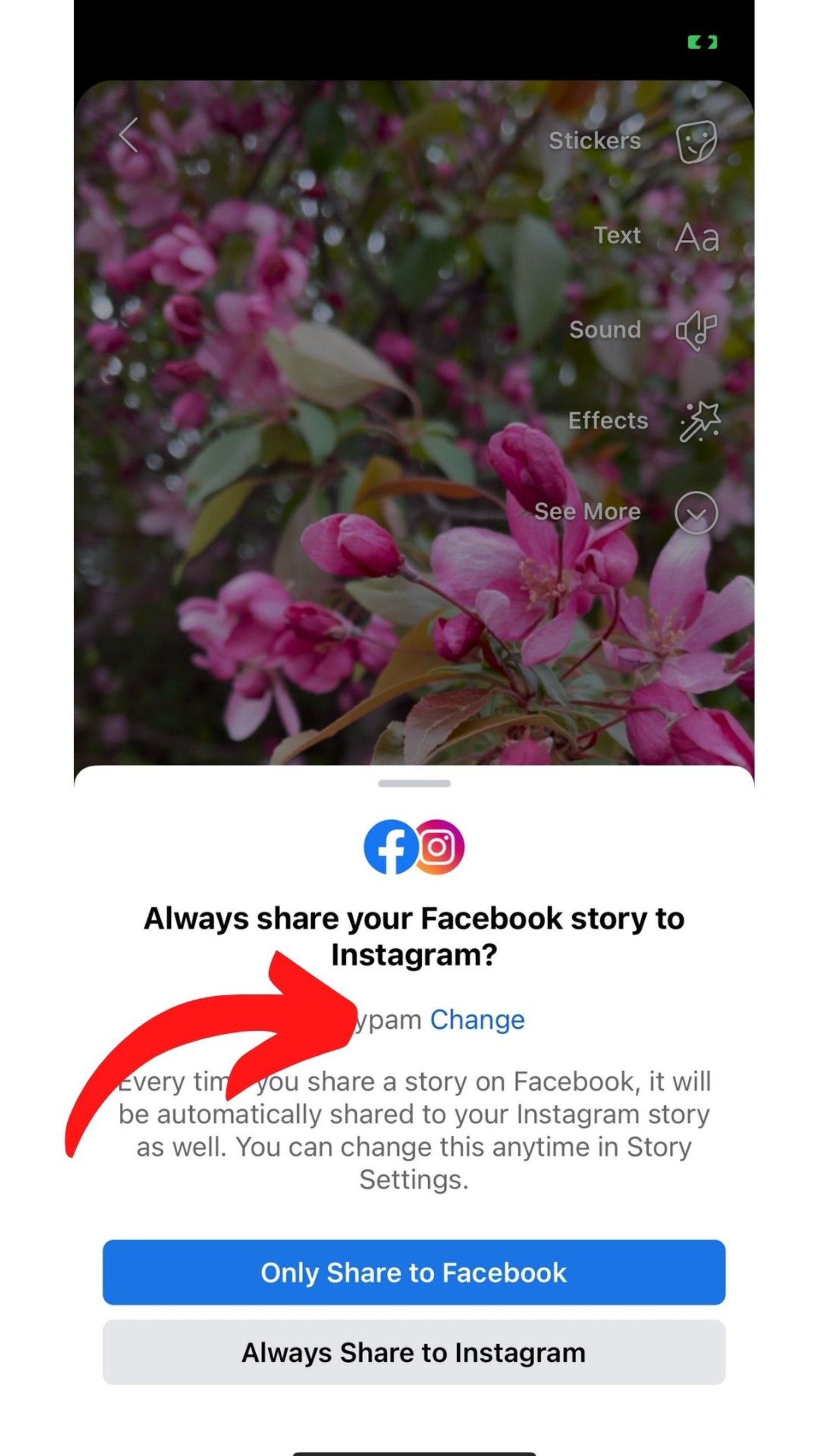 Publica automáticamente historias desde Instagram a FB