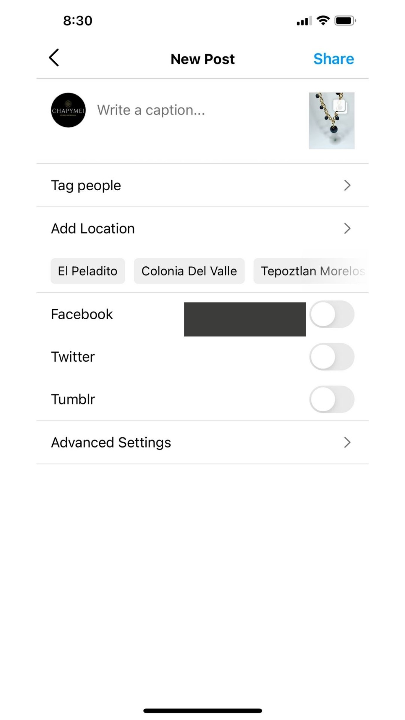 Publica historias desde Instagram en Facebook