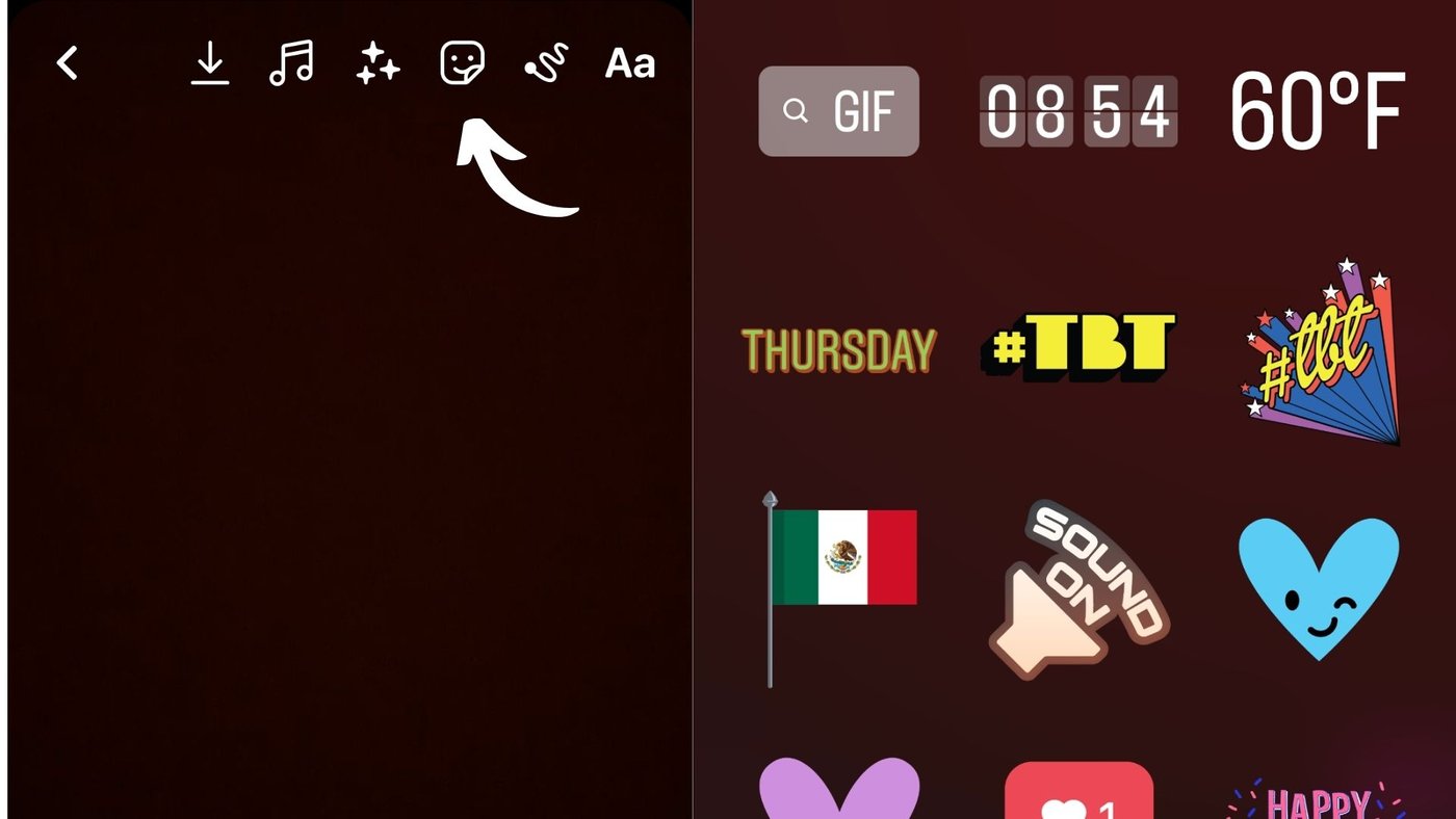 Cómo usar stickers para instagram reels