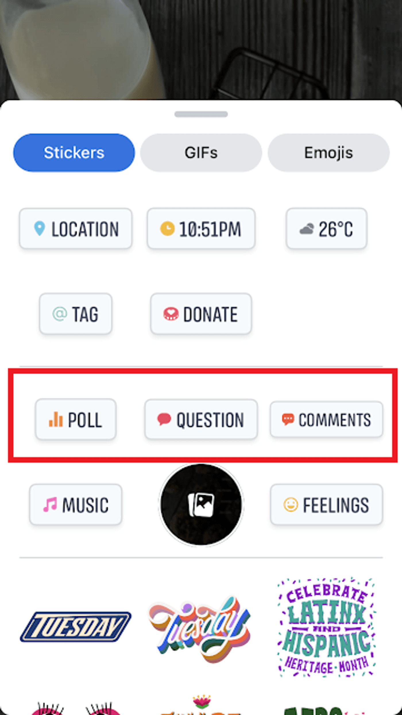 Use stickers to make Facebook Stories more Interactive