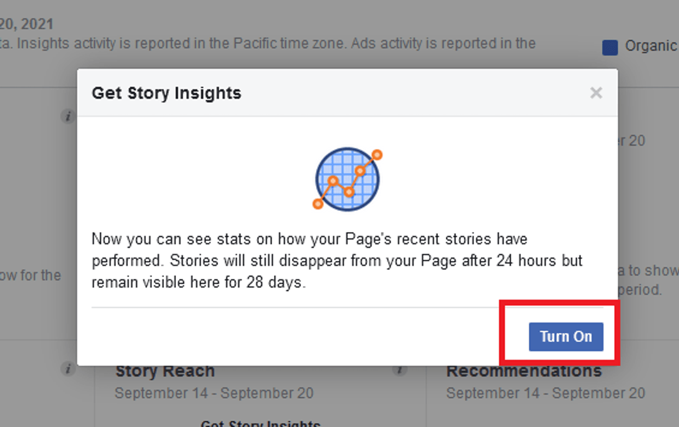 How to check Facebook Stories Insights - Step 2a