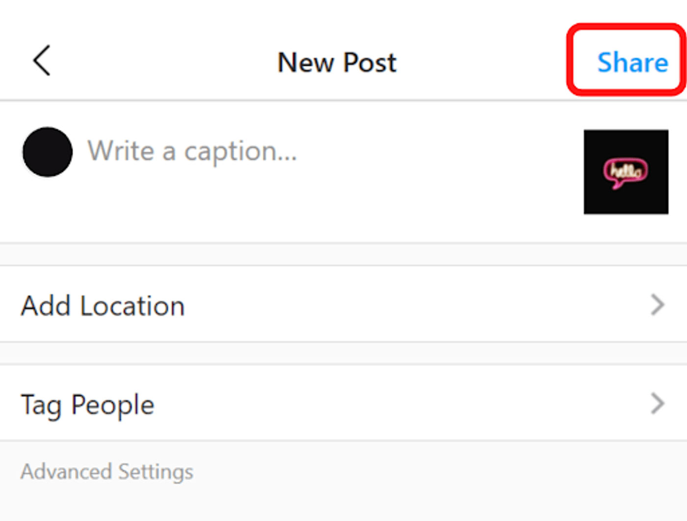 How to Post Pictures on Instagram from PC on Google Chrome_step 9