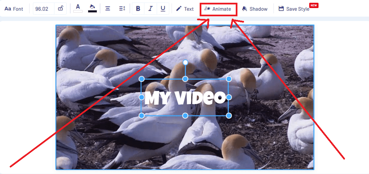 How to add text to a video online on pc desktop quick easy way