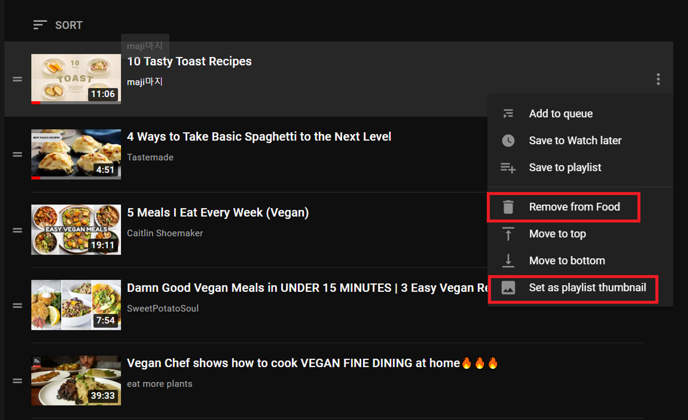 How to edit your YouTube playlist - Step 6