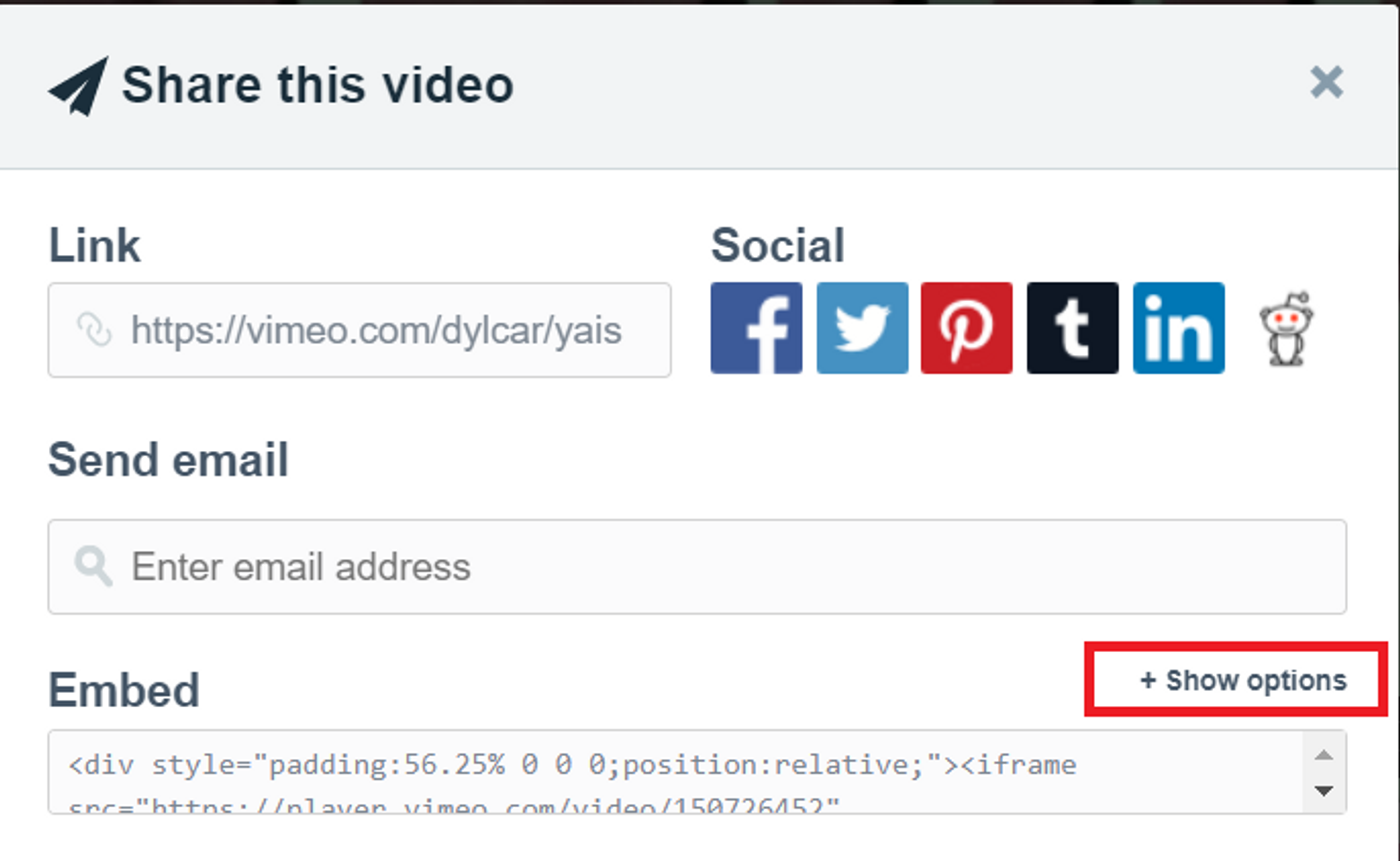 how to embed a vimeo video to PPT - Step 2