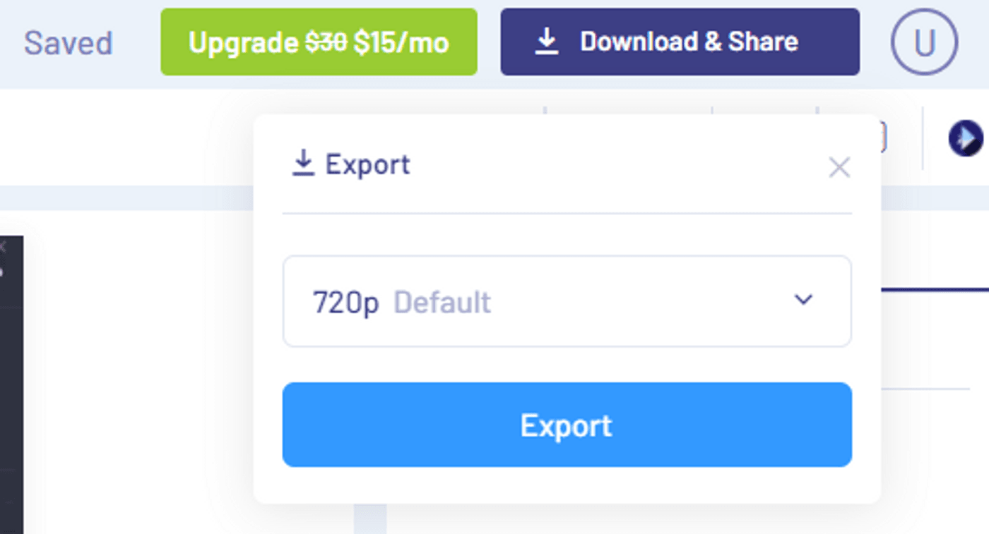 how to make a video collage with music using InVideo - step 4.1