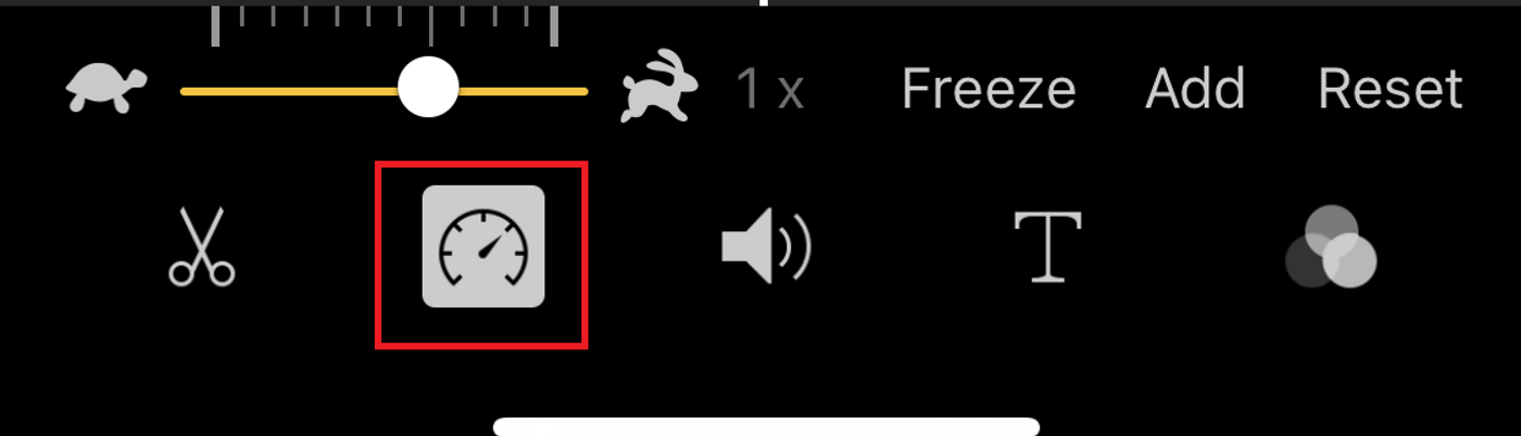 How to speed up or slow down a video on an iPhone - Step 4