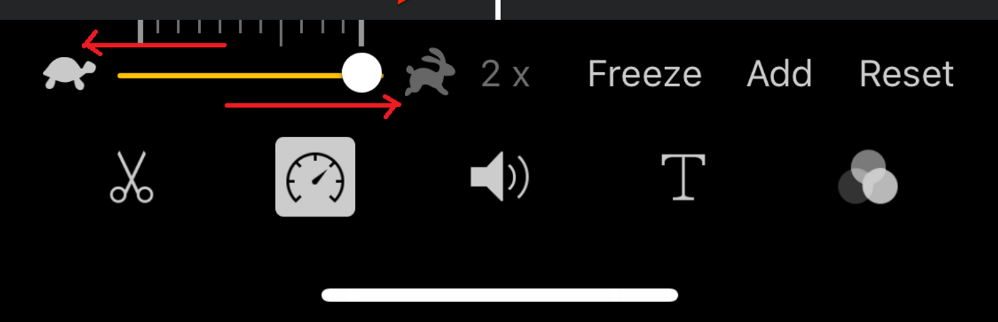 How to speed up or slow down a video on an iPhone - Step 5
