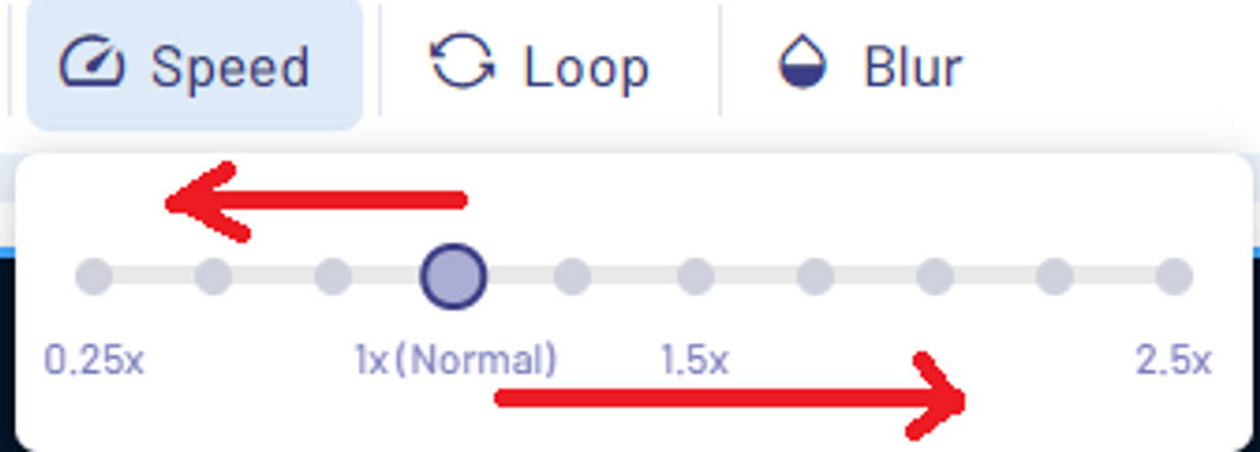 how to speed up or slow down a video online for free_step 6