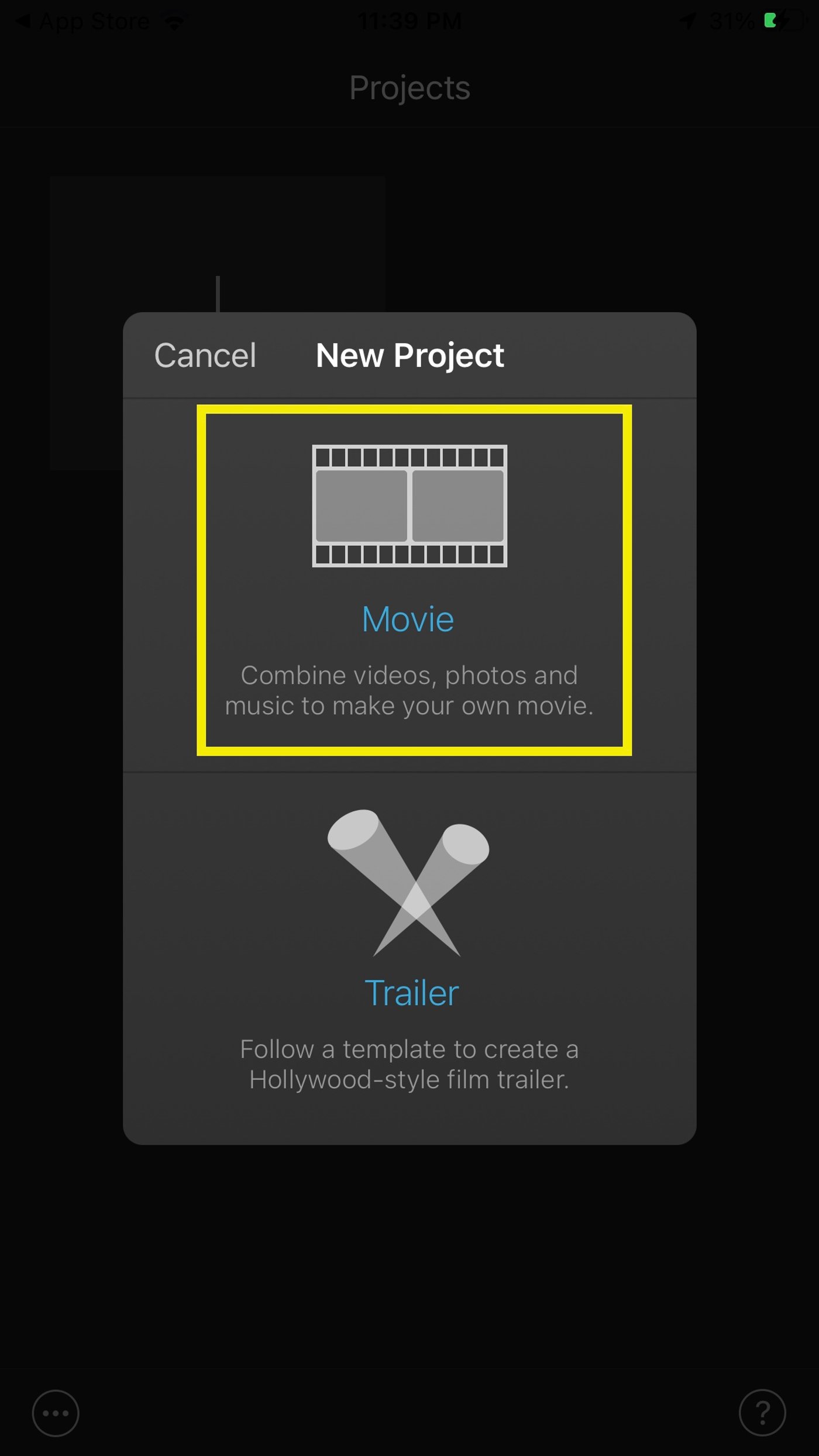 How To Mute a Video on iPhone Using the iMovie App-step 3