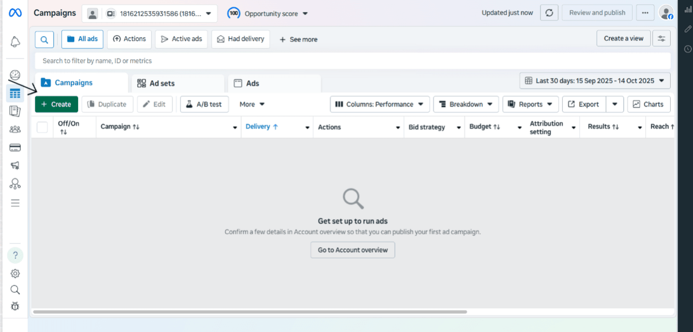 Feature.fm Instagram ad with purple background promoting “Don’t just promote one release. Promote your entire future.”