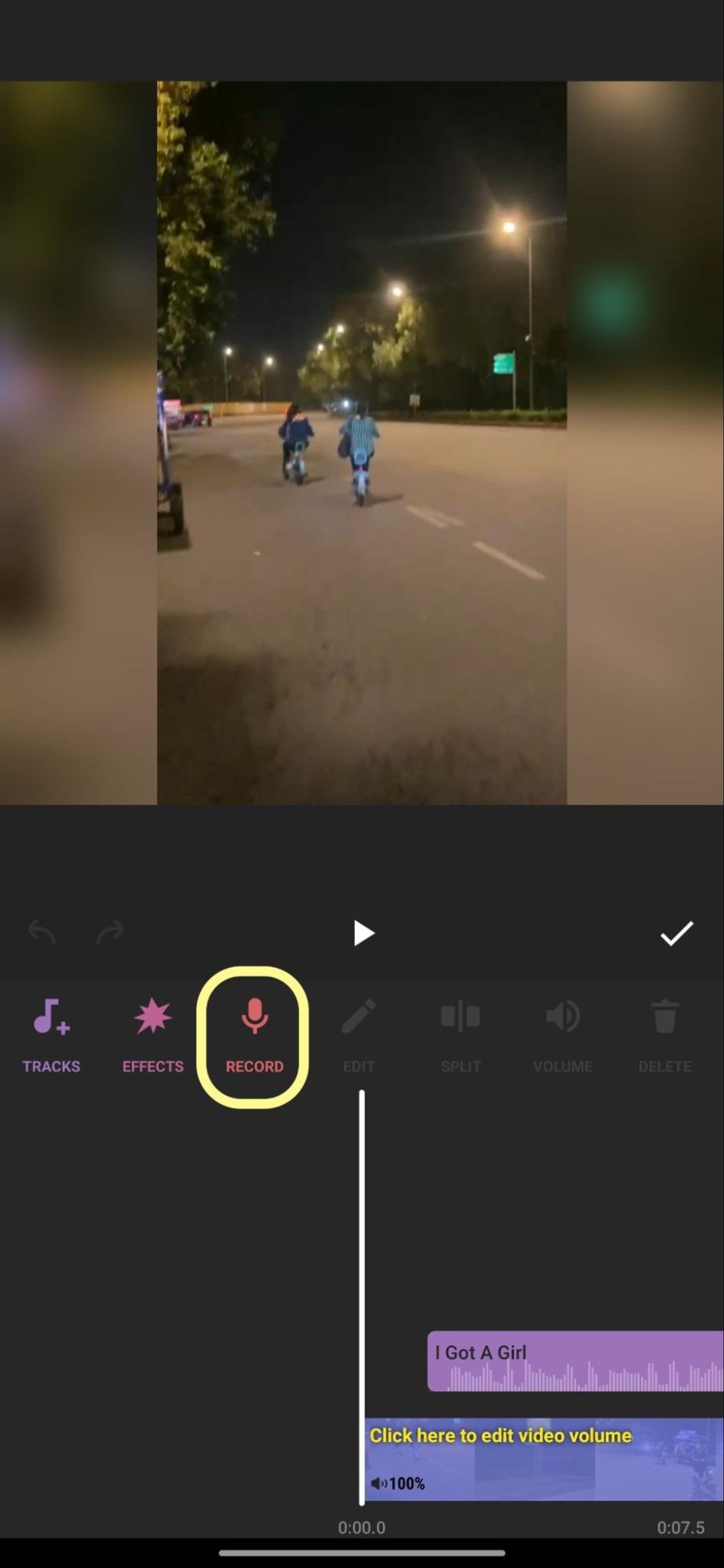 add music to videos on Android using InShot_step 7