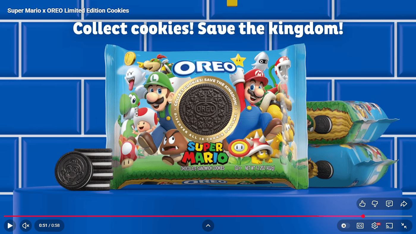 OREO Super Mario Ad