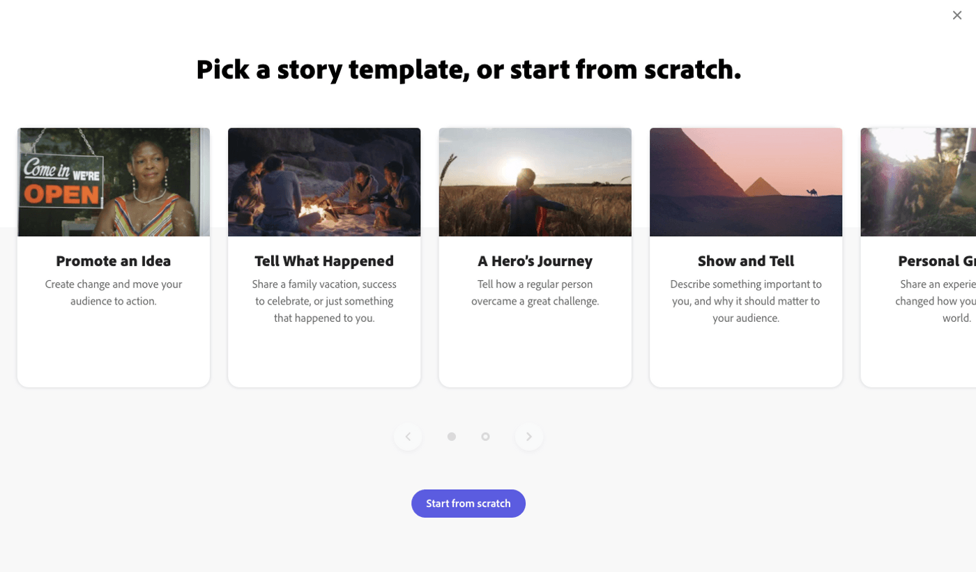 Templates de intros para YouTube con Adobe