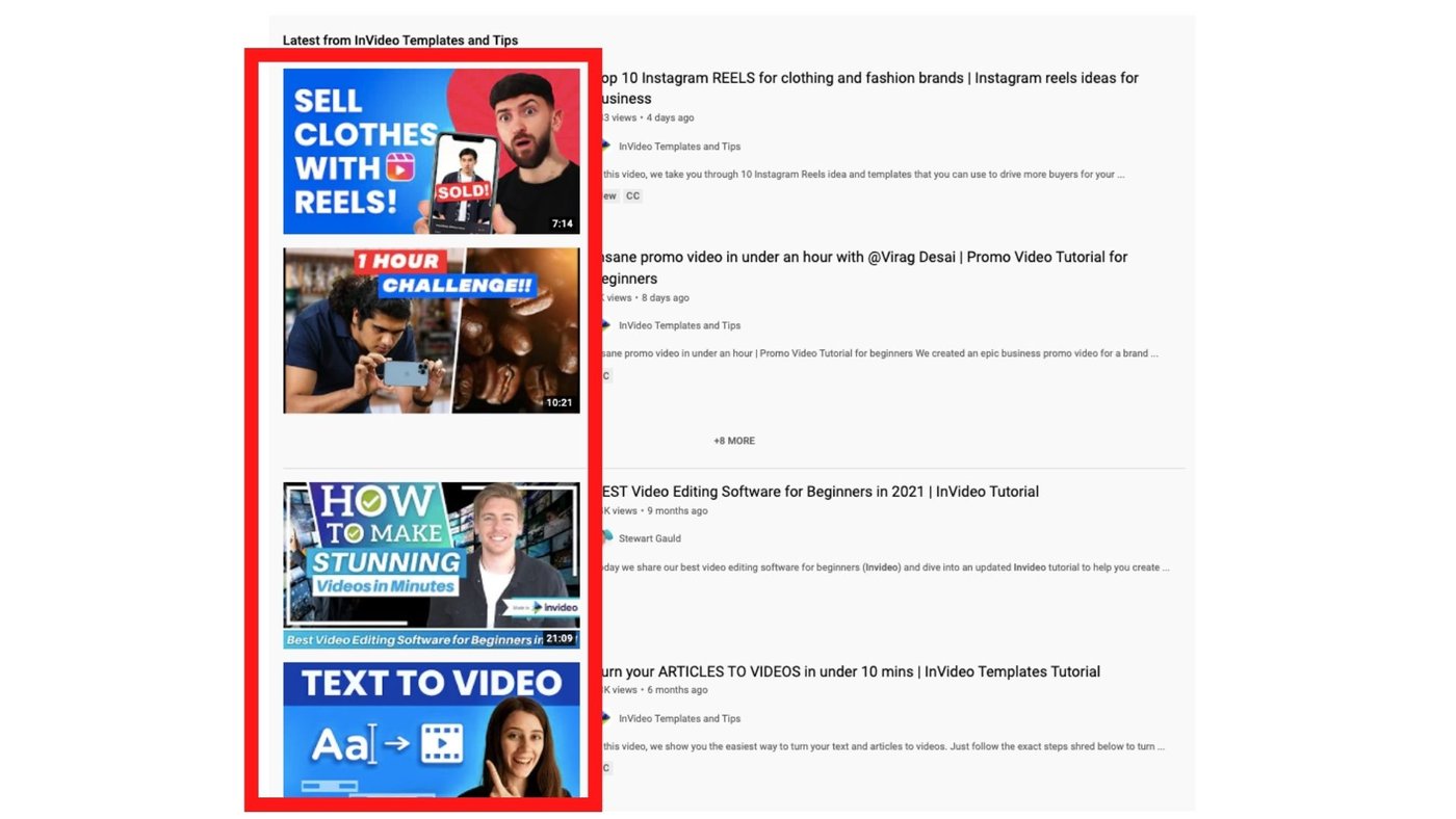 Miniaturas personalizadas para promocionar videos en YouTube