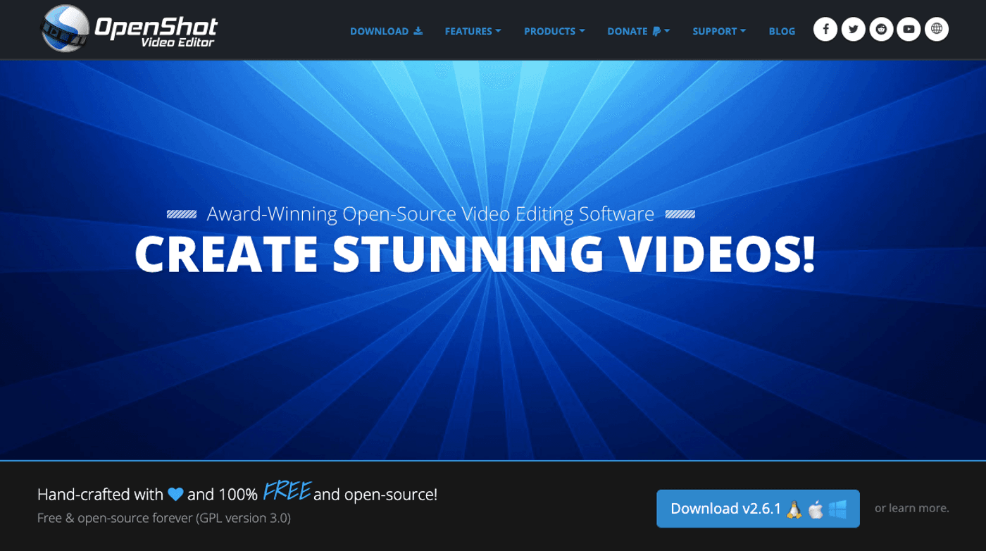 OpenShot edición de videos