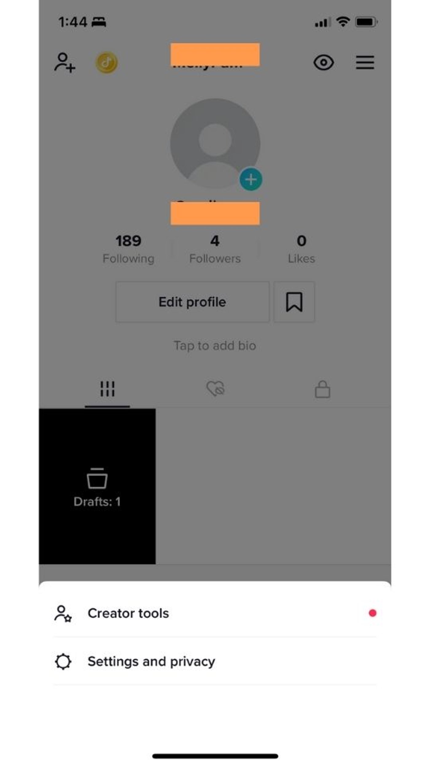Activa video gifts en TikTok
