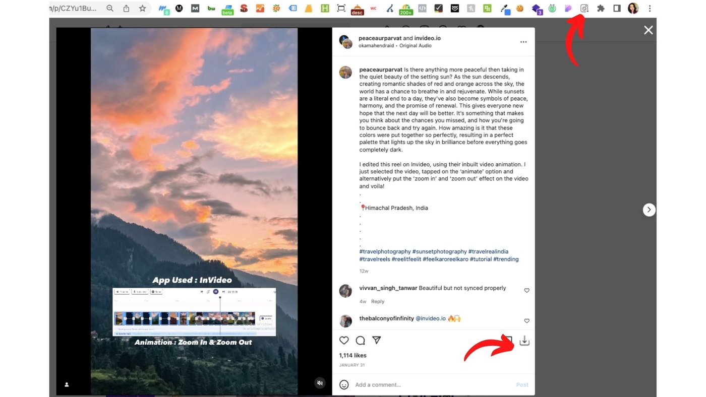 Cómo descargar videos de Instagram con IG Downloader extensión