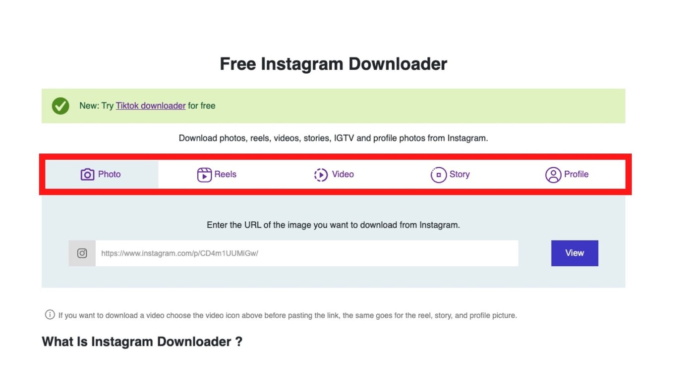 Save Instagram descargar videos de IG