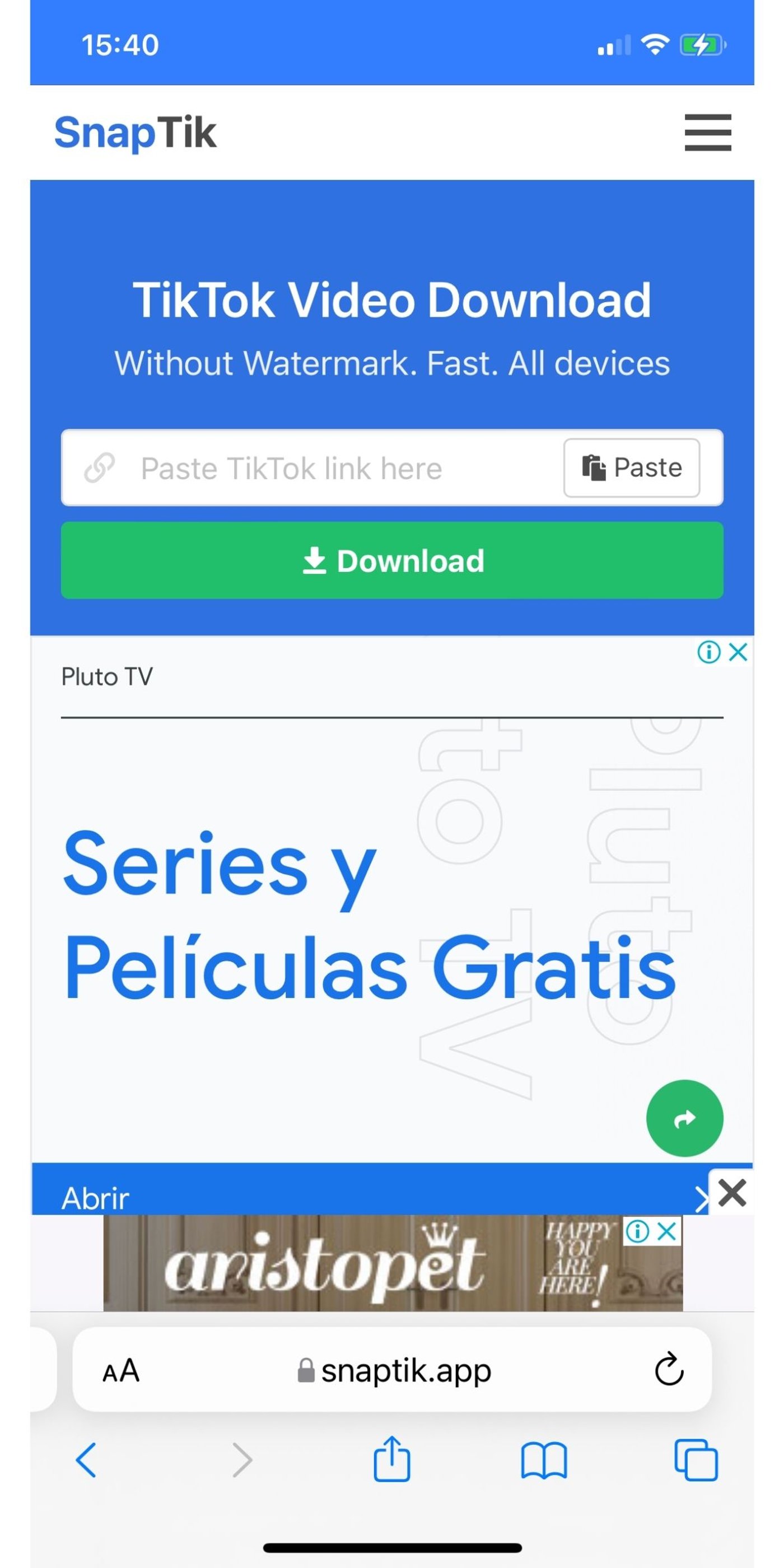 Descarga desde tu celular un video de tiktok sin marca de agua