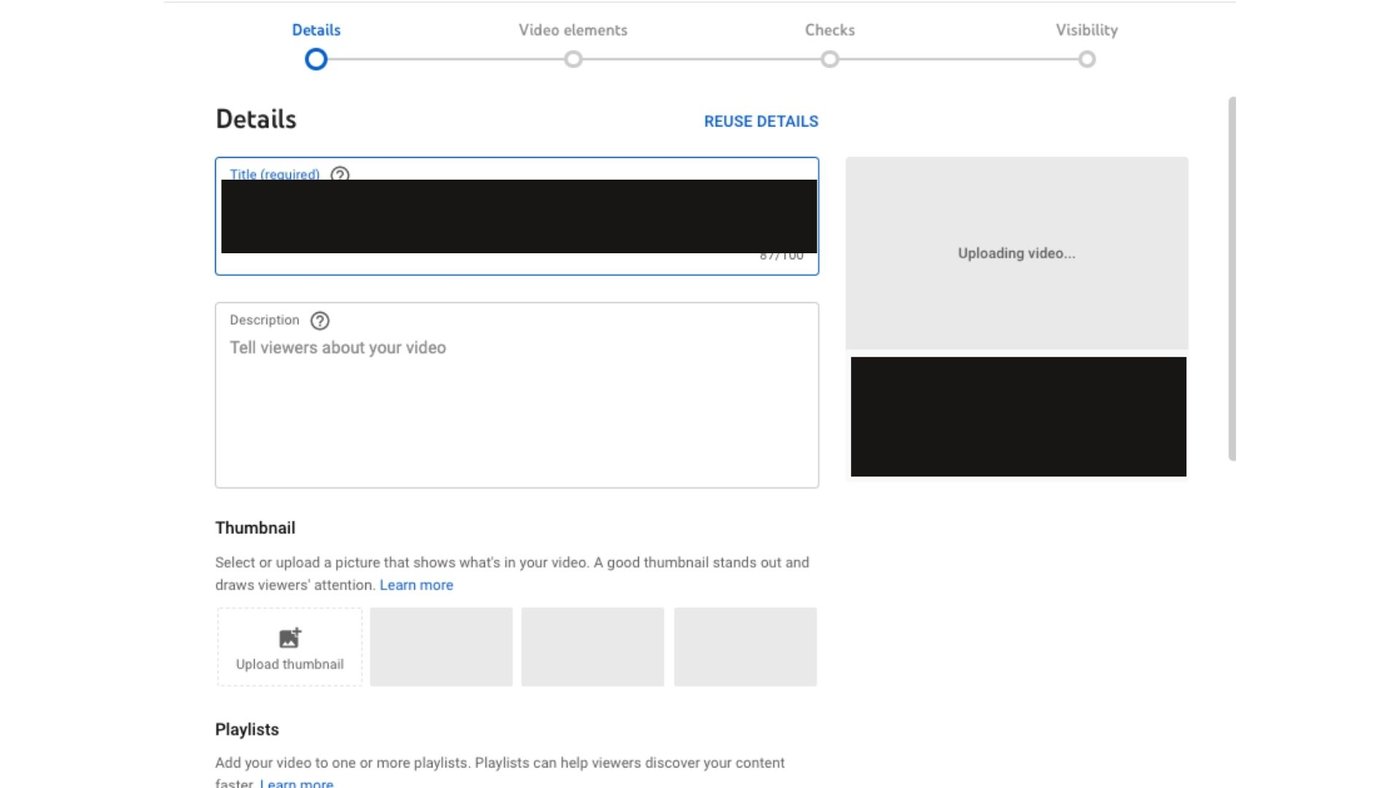  Integra youtube end screen durante la subida