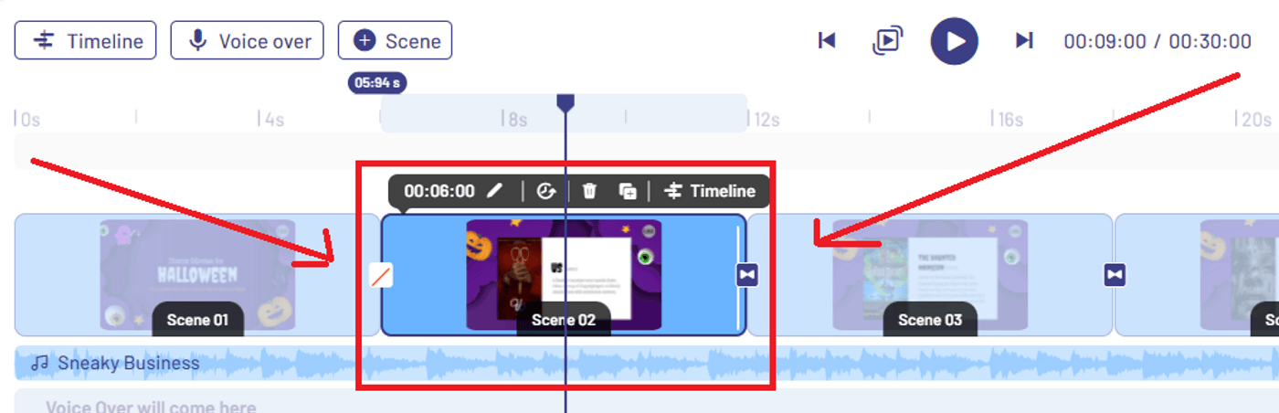 How to edit Halloween Recommendation Videos template - Step 3