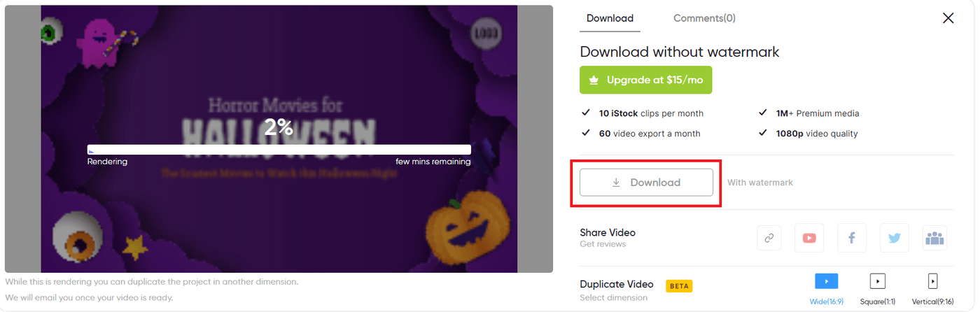 How to edit Halloween Recommendation Videos template - Step 6a