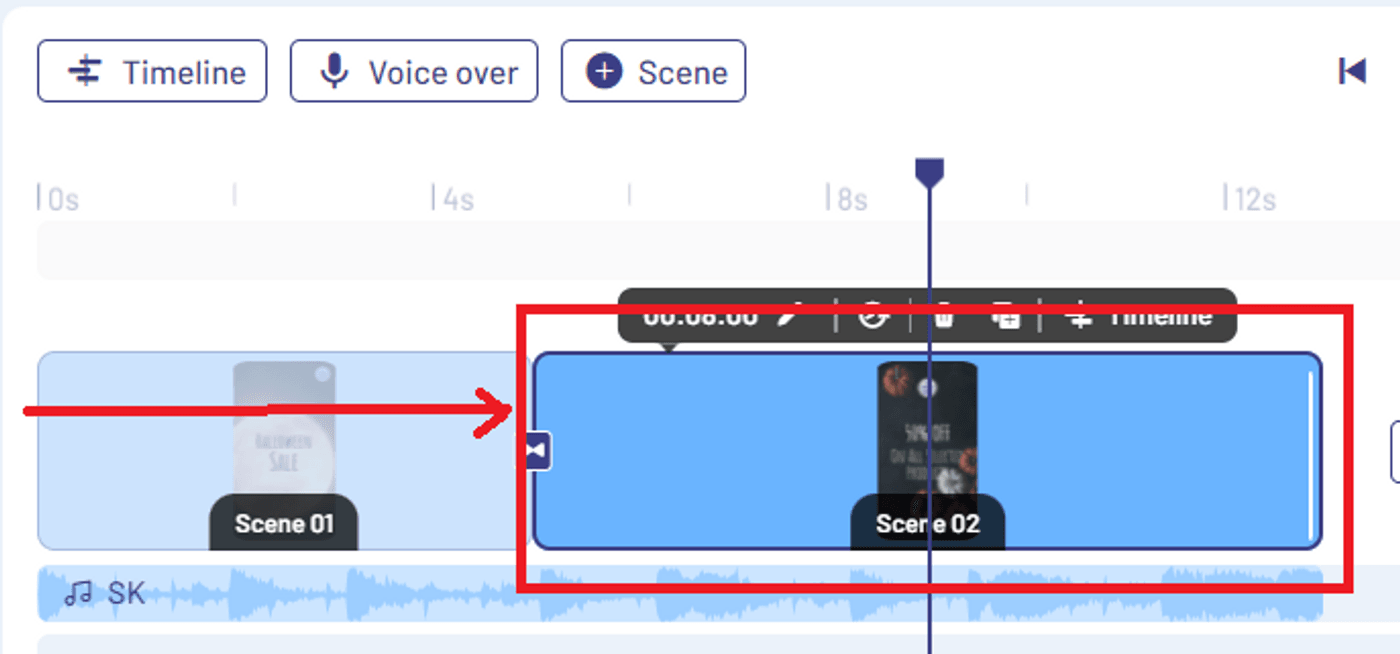 How to customise Halloween Sale template for your business: Step 2