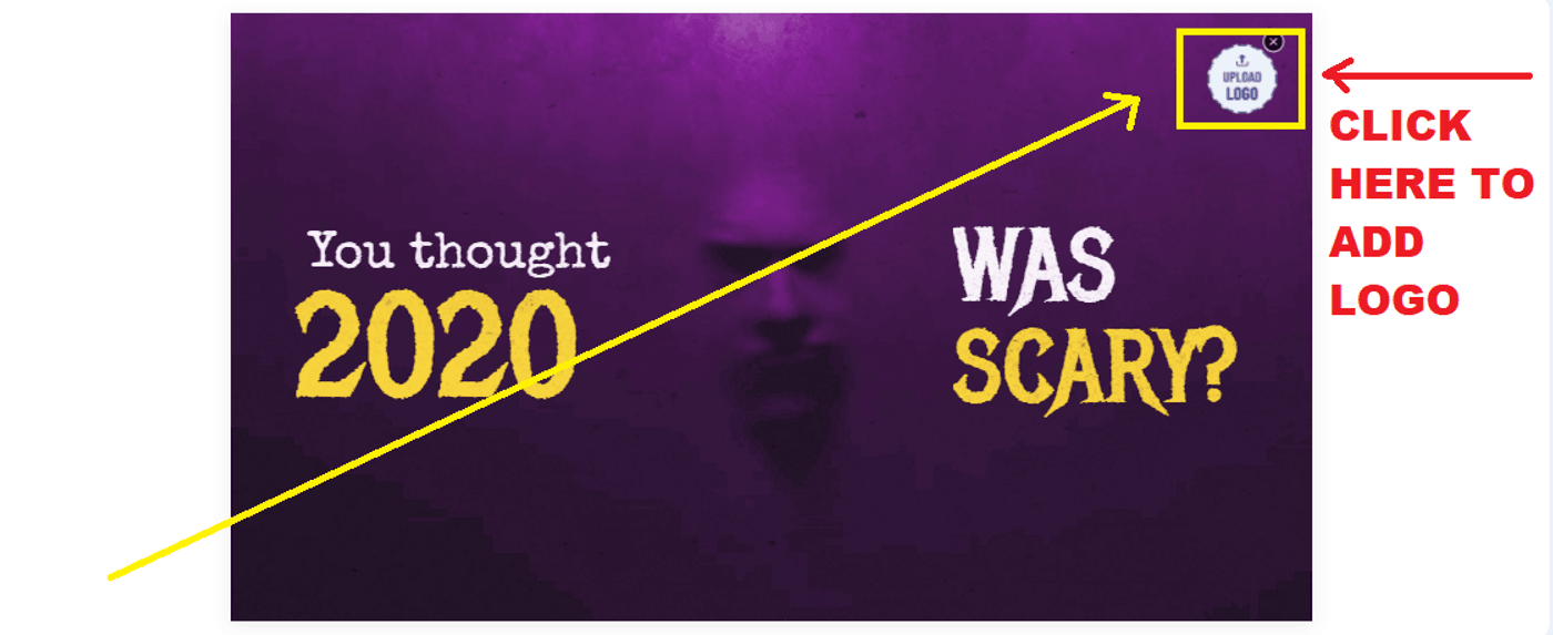 How to edit Halloween Wishes template - Step 2