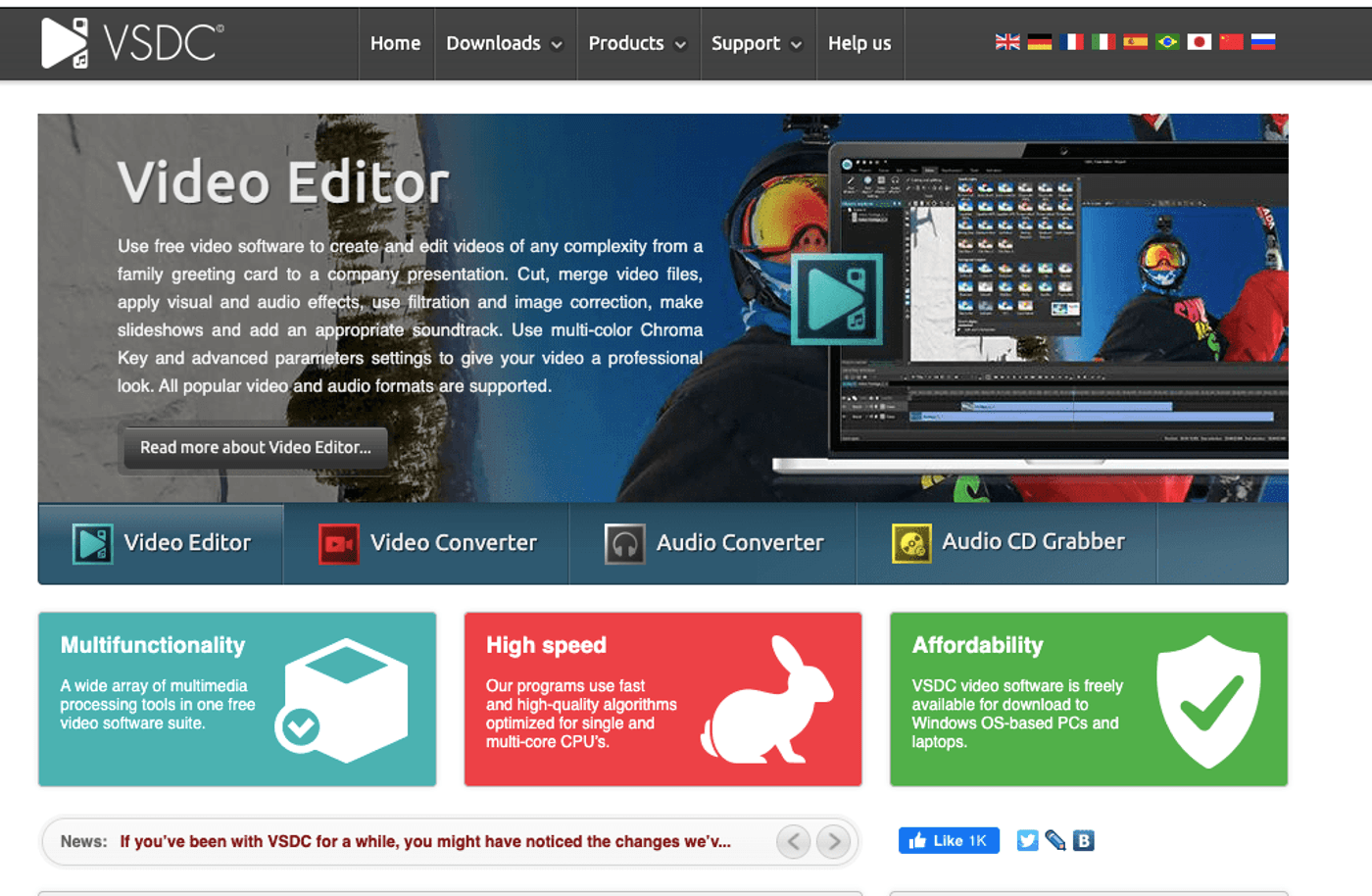 VSDC edición de videos