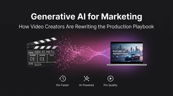 Generative AI for Marketing: How Video Creators Are Rewriting the Production Playbook
